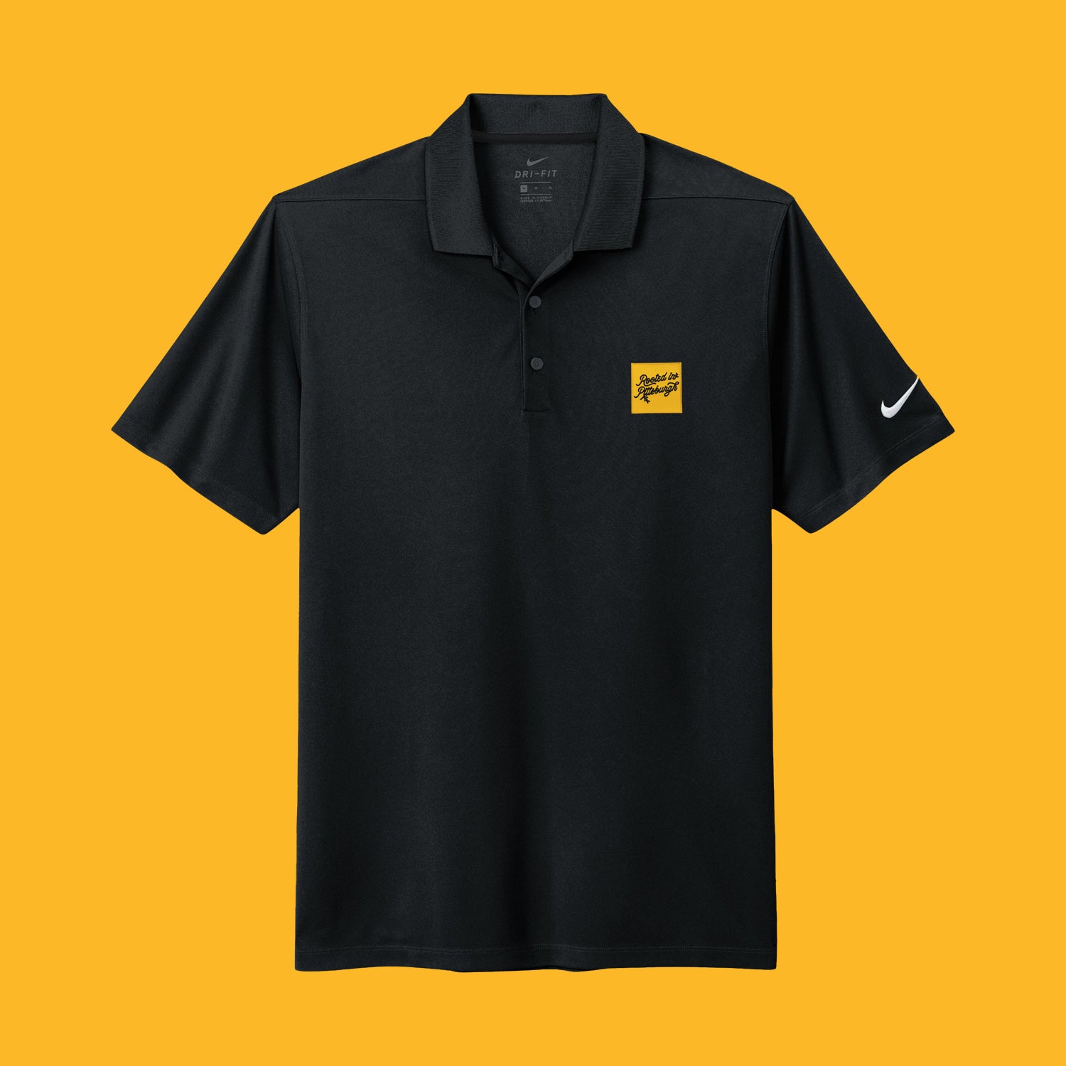 Lav en seng pude Bevidst Script Logo Nike Dri-FIT Micro Pique 2.0 Polo – Rooted in Pittsburgh
