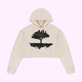 Women’s Distressed OG Logo Washed Crop Hoodie