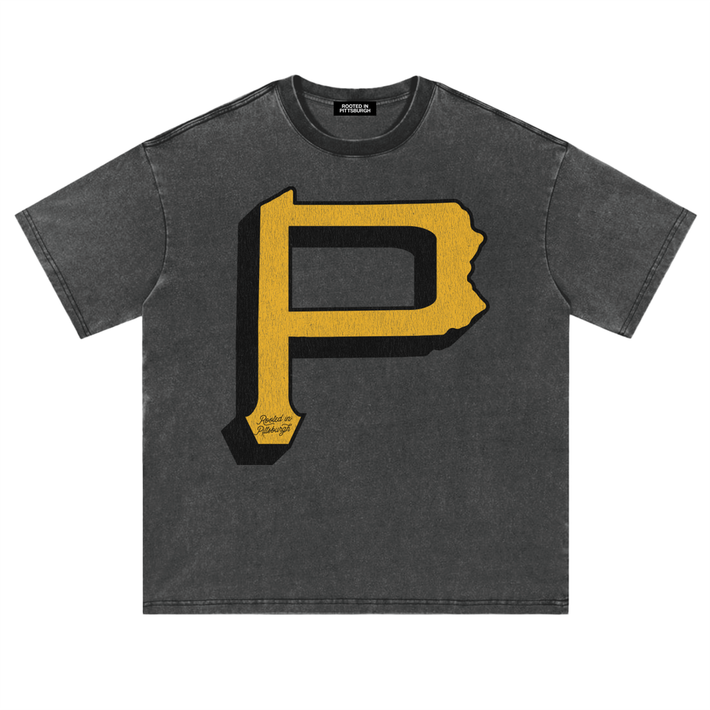 Keystone P Vintage Washed Loose T-Shirt